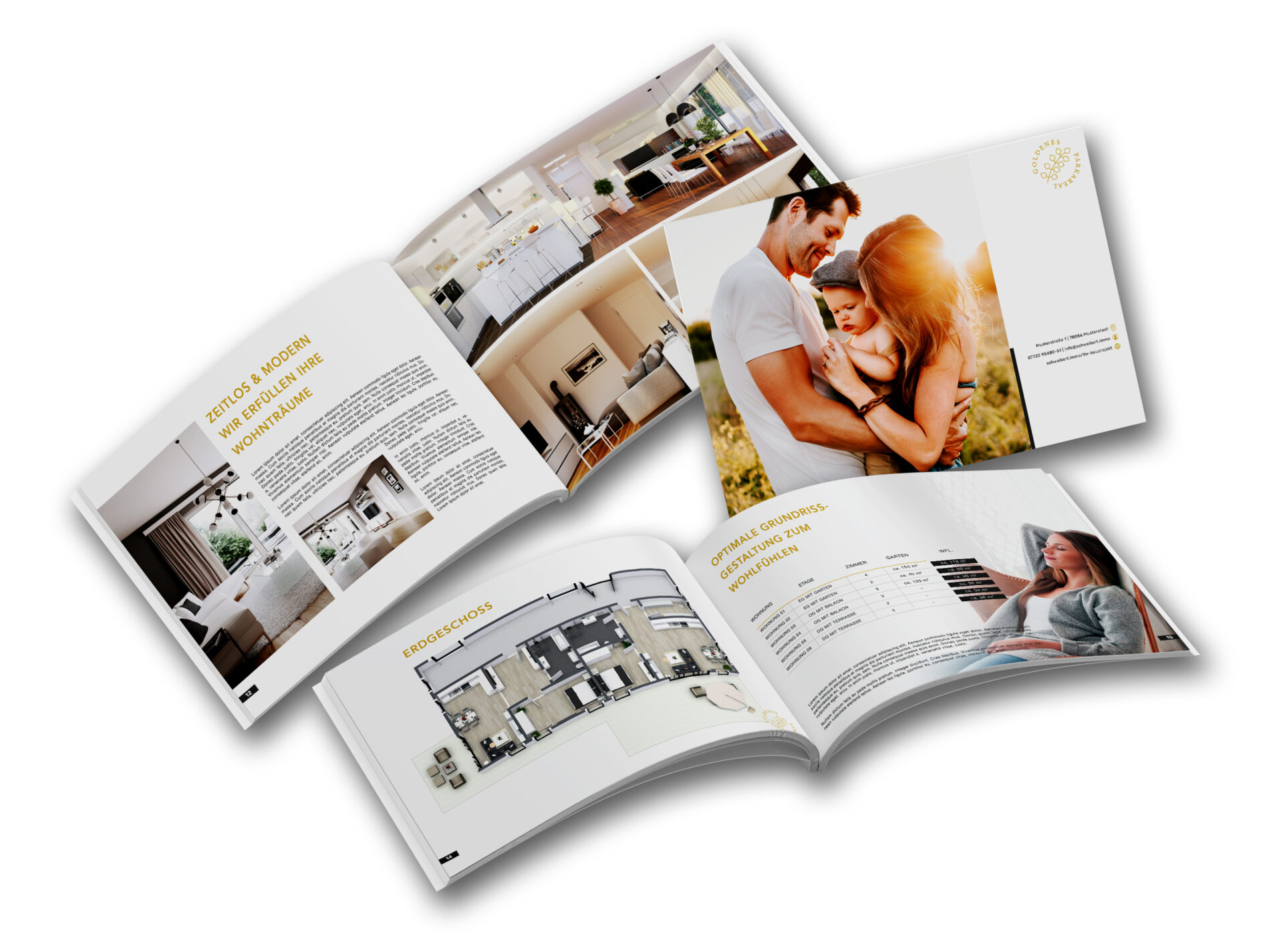 Bauträger-Service - Bauprojekt-Broschüre von Schweikert Immobilien